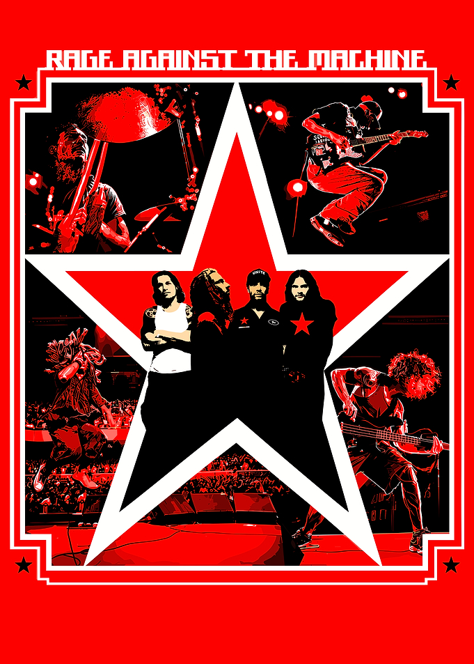 Rage Against the Machine Band Poster