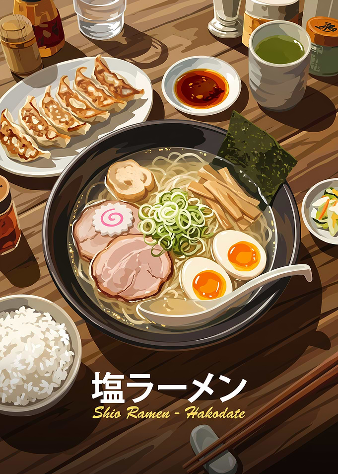 Shio Ramen Hakodate Japanese Meal