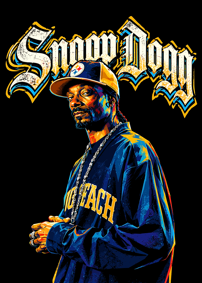 Snoop Dogg Pittsburgh Steelers Graphic Art