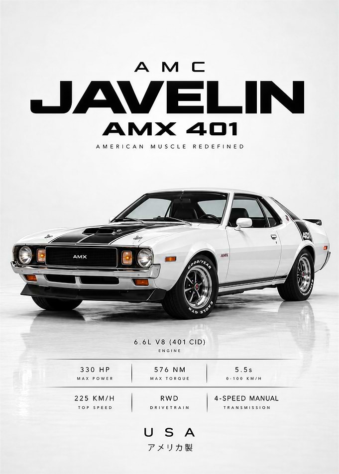 AMC Javelin AMX 401 Poster