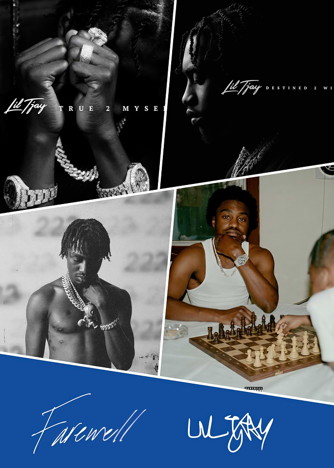 Lil Tjay Music Collage Poster