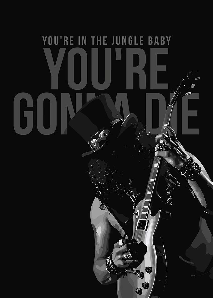Slash Guns N' Roses Poster