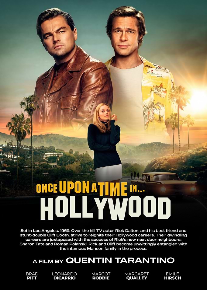 Once Upon a Time in Hollywood Poster