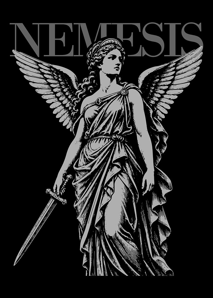 Nemesis Greek Goddess Illustration