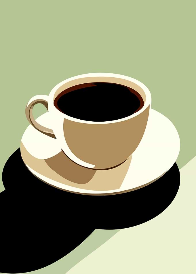 Minimalist Coffee Cup Illustration