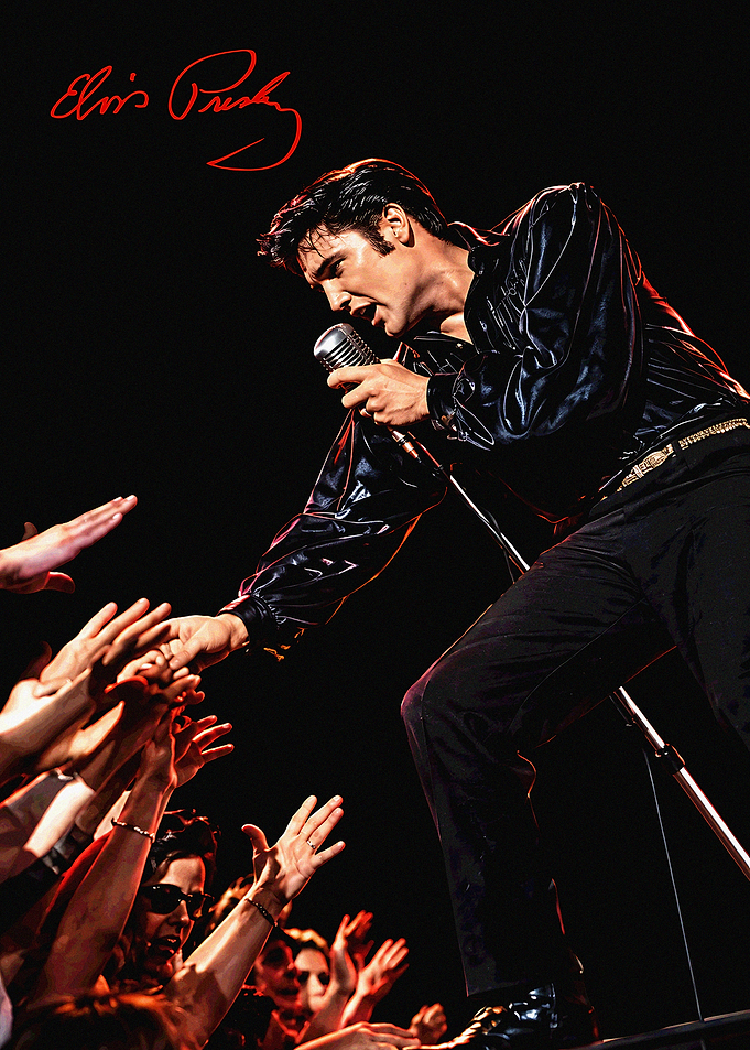 Elvis Presley Performing Live Concert