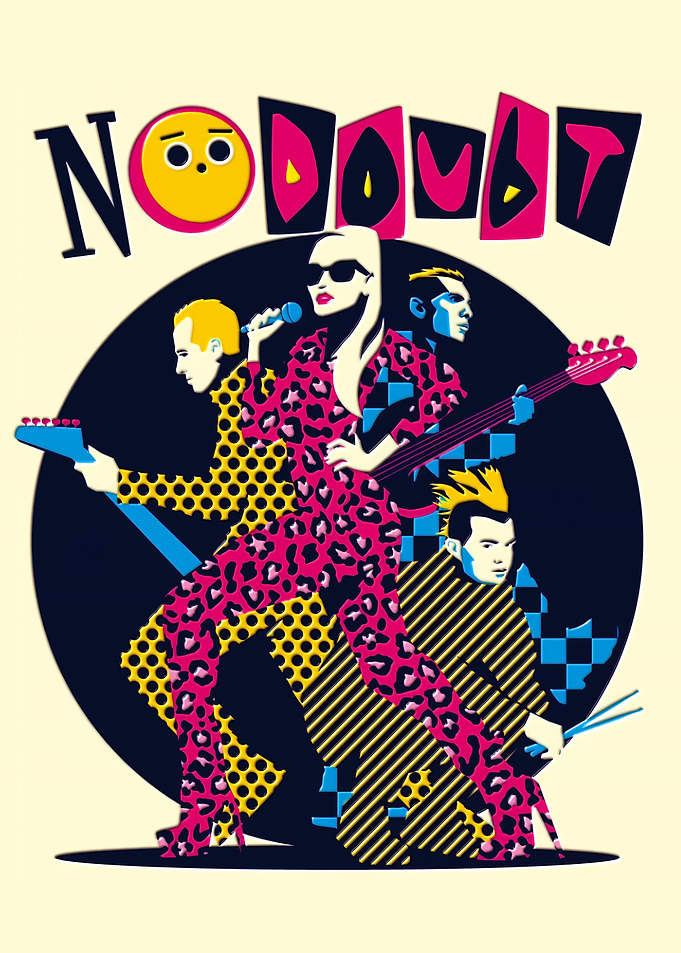 No Doubt Band Pop Art Poster