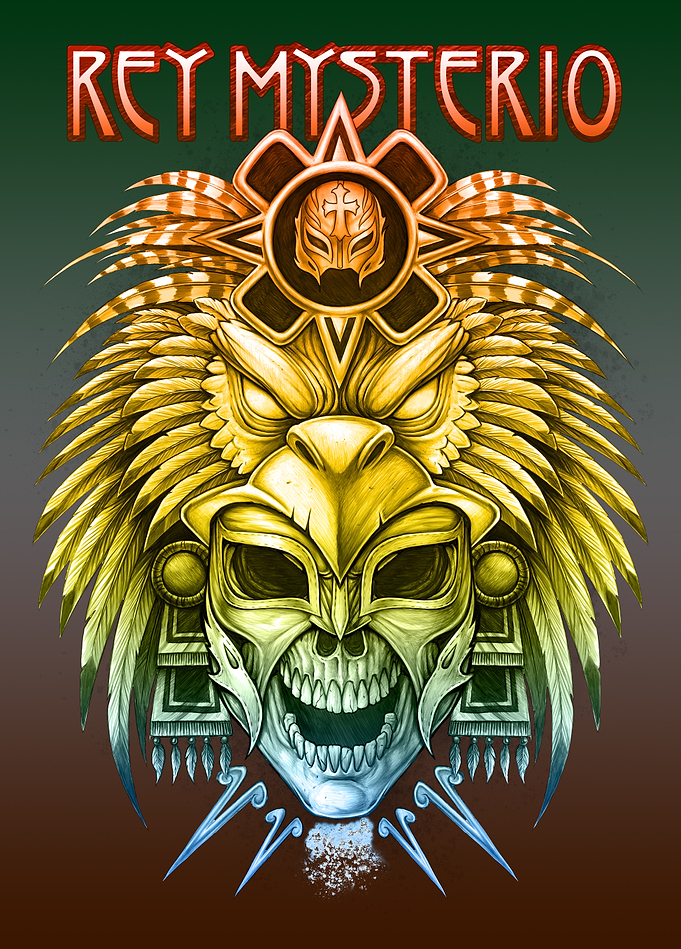 Lucha Libre Aztec Warrior
