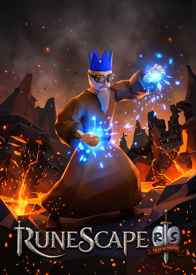 Old School RuneScape Wizard Poster