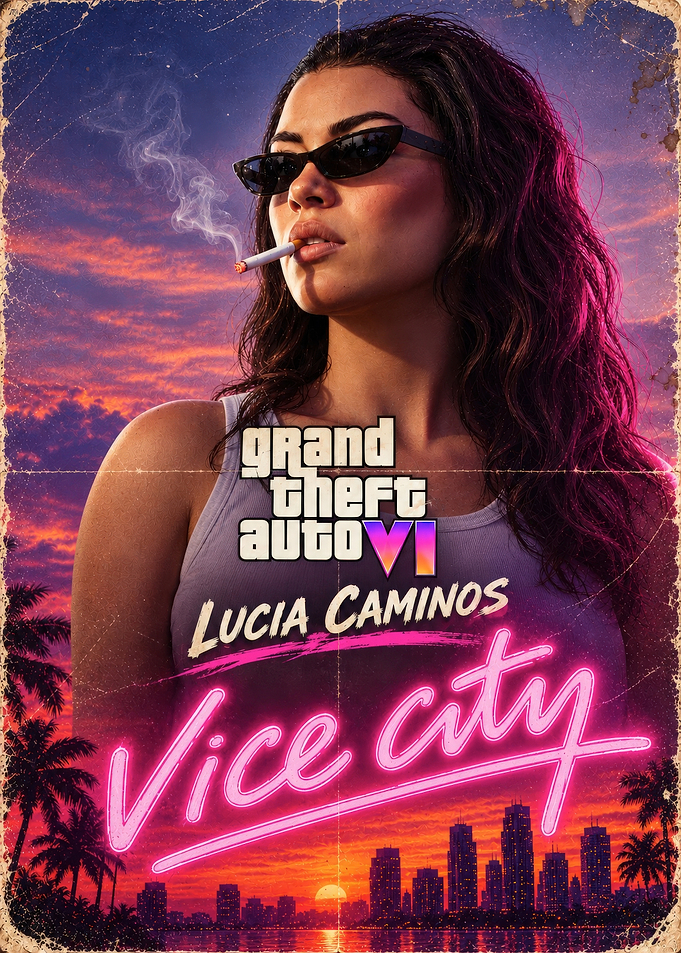 Grand Theft Auto VI Lucia Poster
