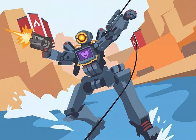 Pathfinder Apex Legends Digital Art