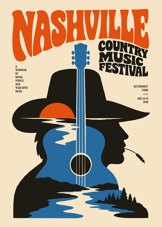 Nashville Country Music Festival Poster