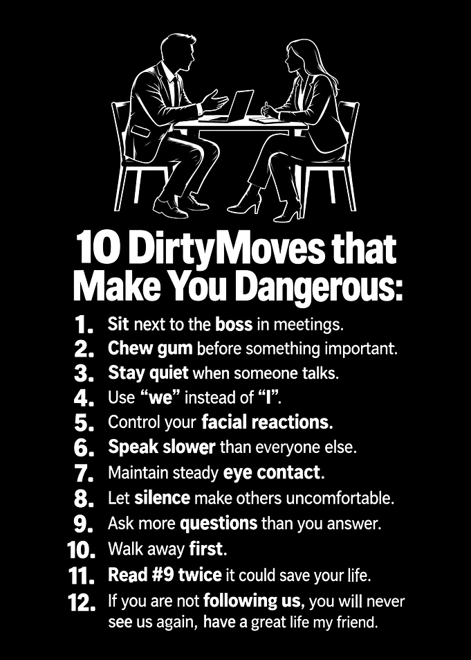 10 Dirty Moves That Make You Dangerous