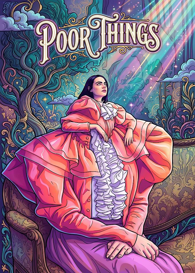 Poor Things Movie Poster Art