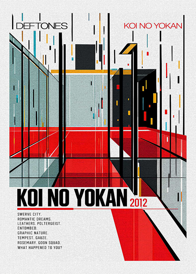 Deftones Koi No Yokan Album Poster