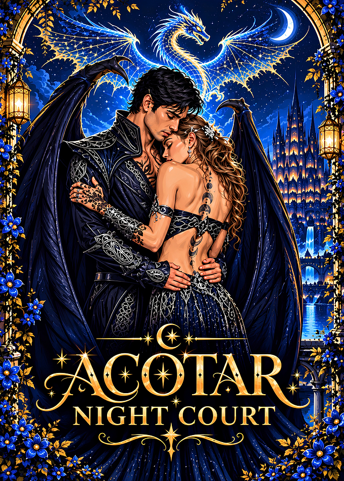 ACOTAR Night Court Fantasy Illustration