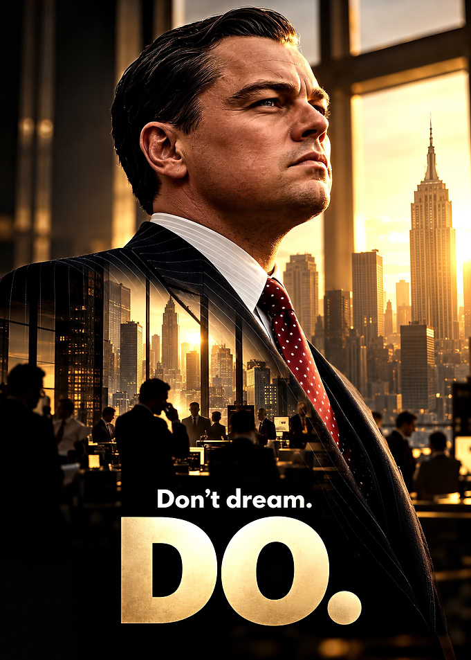Leonardo DiCaprio Inspirational Business Poster