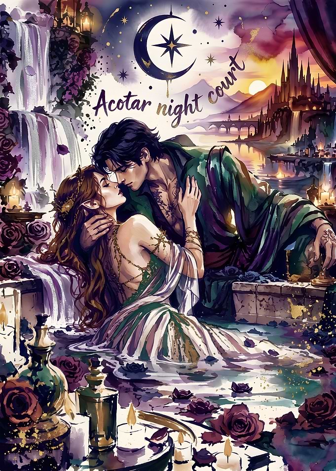ACOTAR Night Court Romantic Fantasy Art
