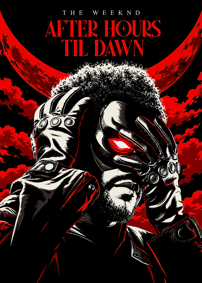 The Weeknd After Hours Til Dawn Poster