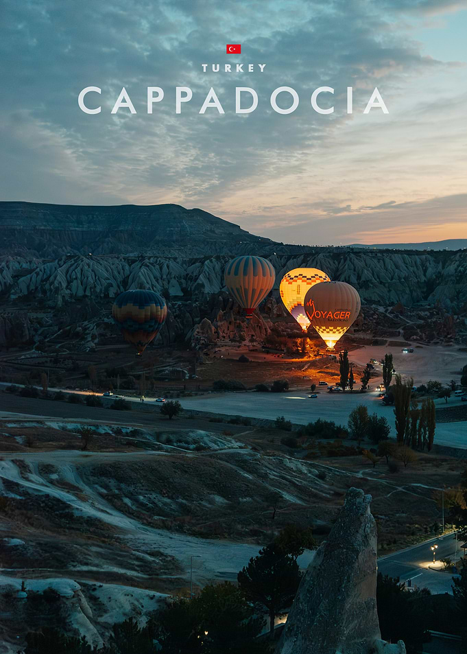 Hot Air Balloons in Cappadocia Turkey