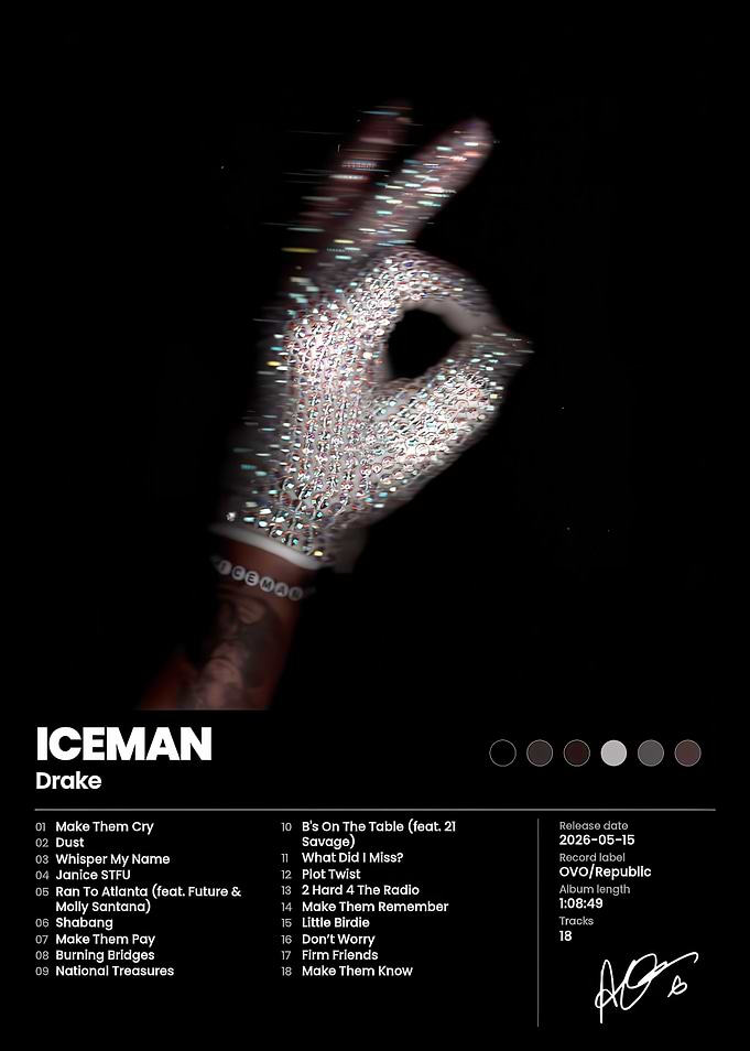 Drake Iceman Album Cover Art