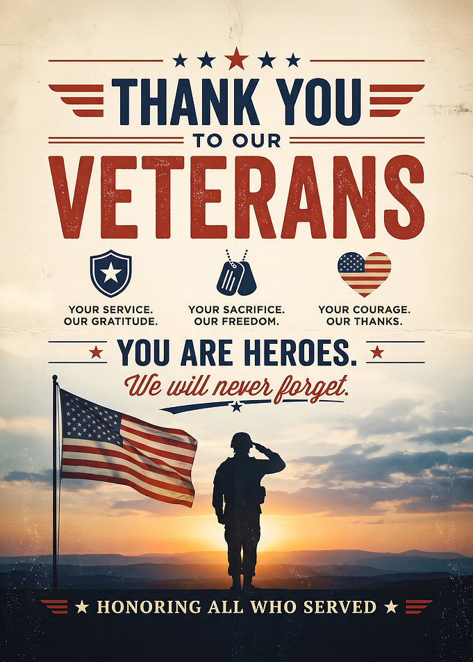 Veterans Day Honor Poster