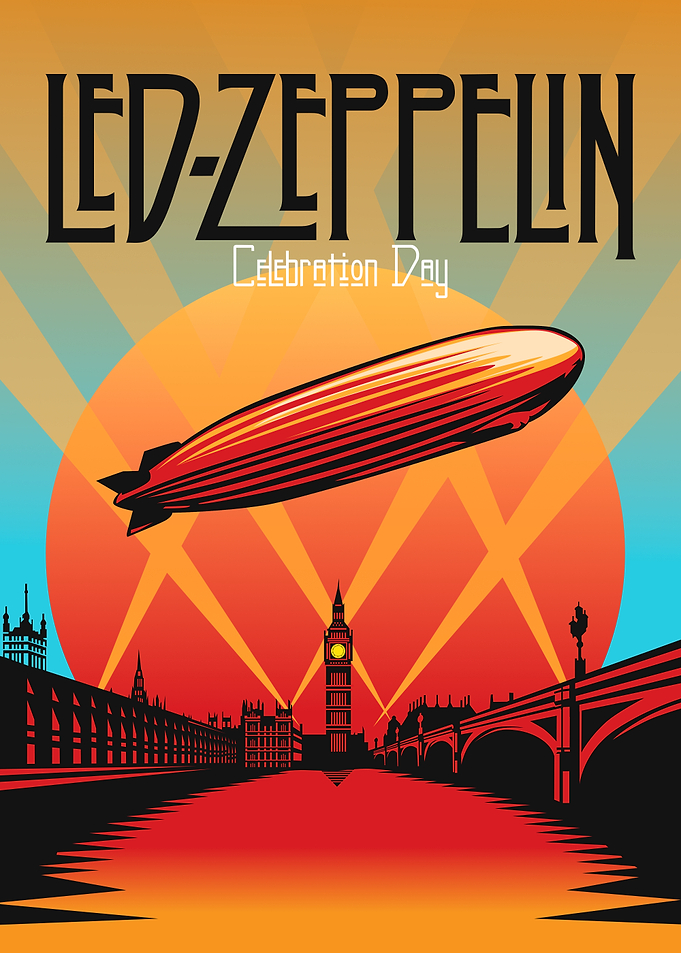 Led Zeppelin Celebration Day Poster
