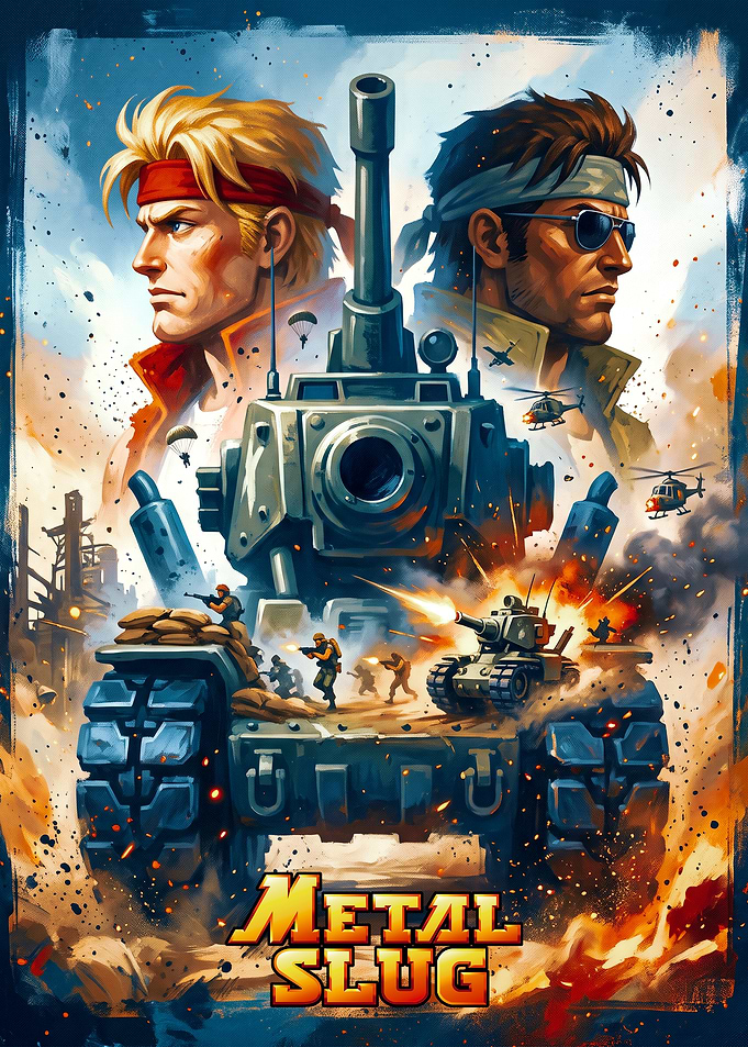 Metal Slug Action Game Poster