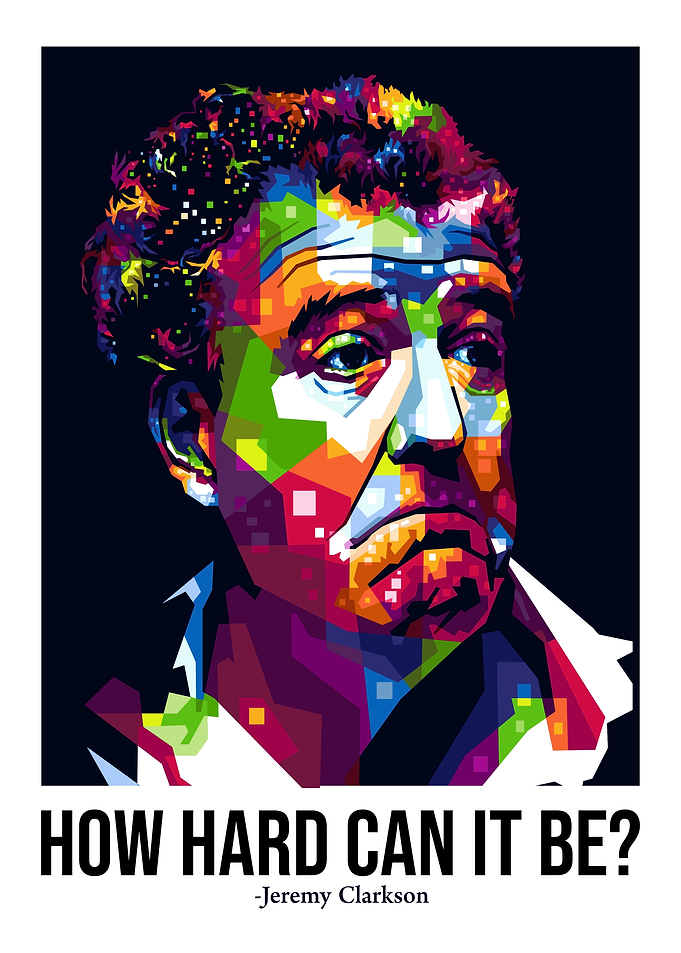 Jeremy Clarkson Pop Art Portrait