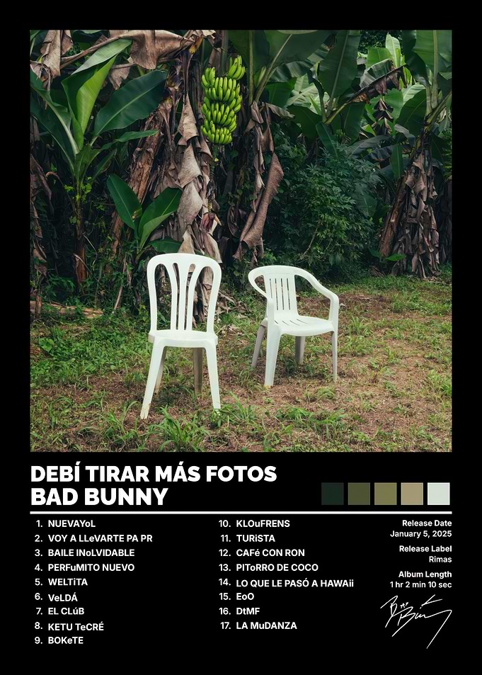 Bad Bunny Debí Tirar Más Fotos Poster