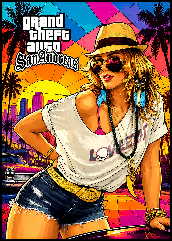 Grand Theft Auto San Andreas Poster