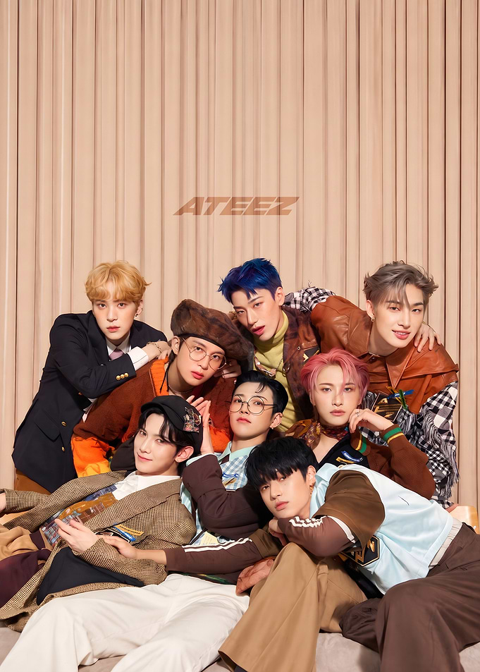 ATEEZ K-pop Group Portrait