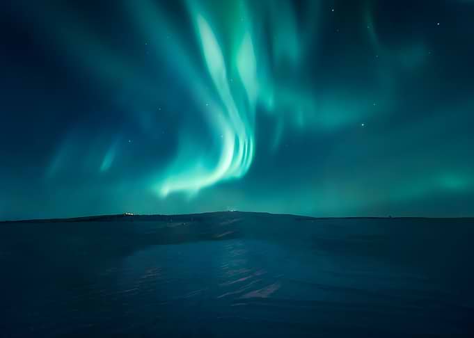 Vibrant Aurora Borealis Northern Lights