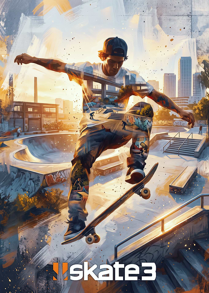 Skate 3 Video Game Poster