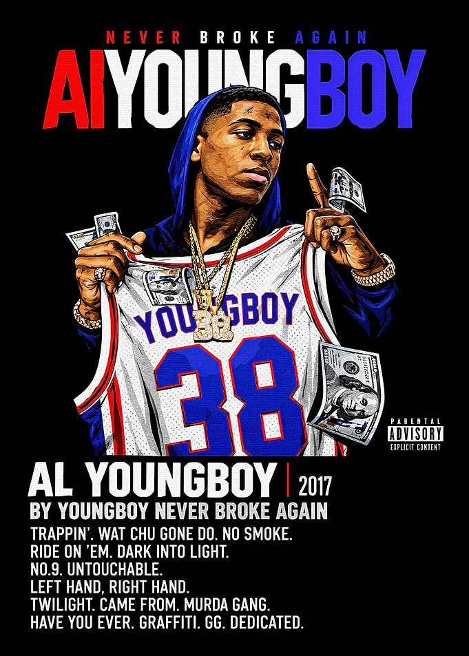 YoungBoy Never Broke Again AI YoungBoy Poster