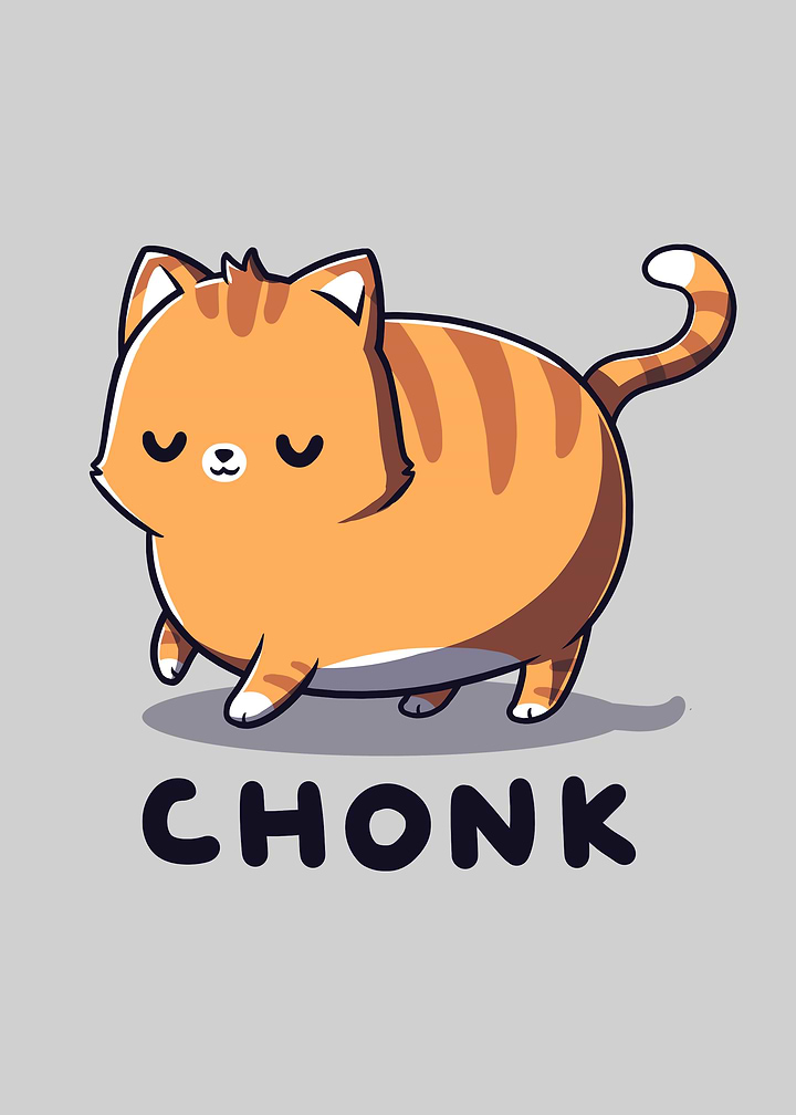Cute Chonk Orange Tabby Cat