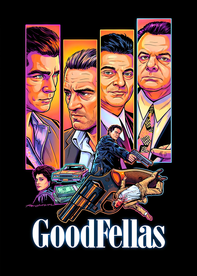 Goodfellas Neon Pop Art Poster