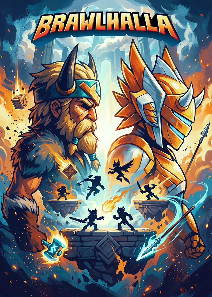Brawlhalla Game Poster Art