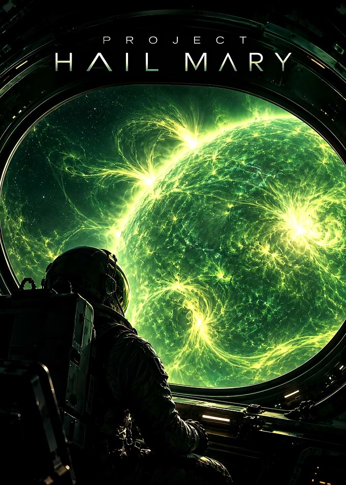 Project Hail Mary Space Poster