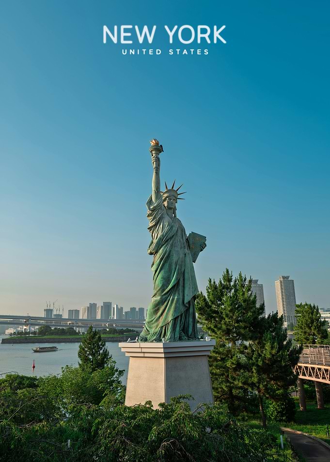 Statue of Liberty Replica in Tokyo