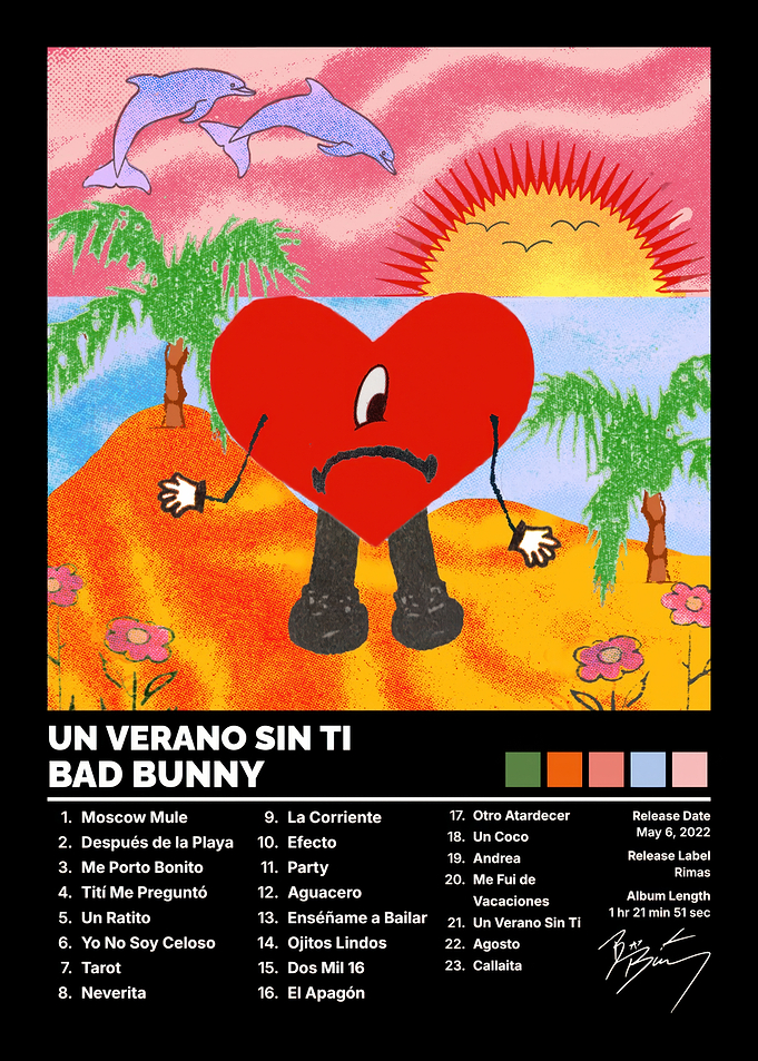 Bad Bunny Un Verano Sin Ti Poster