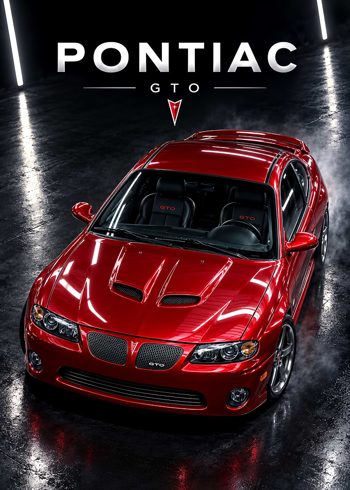 Red Pontiac GTO Sports Car