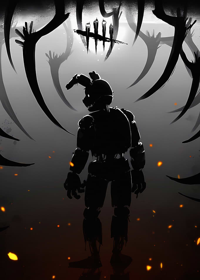 Springtrap Dead by Daylight Crossover Art