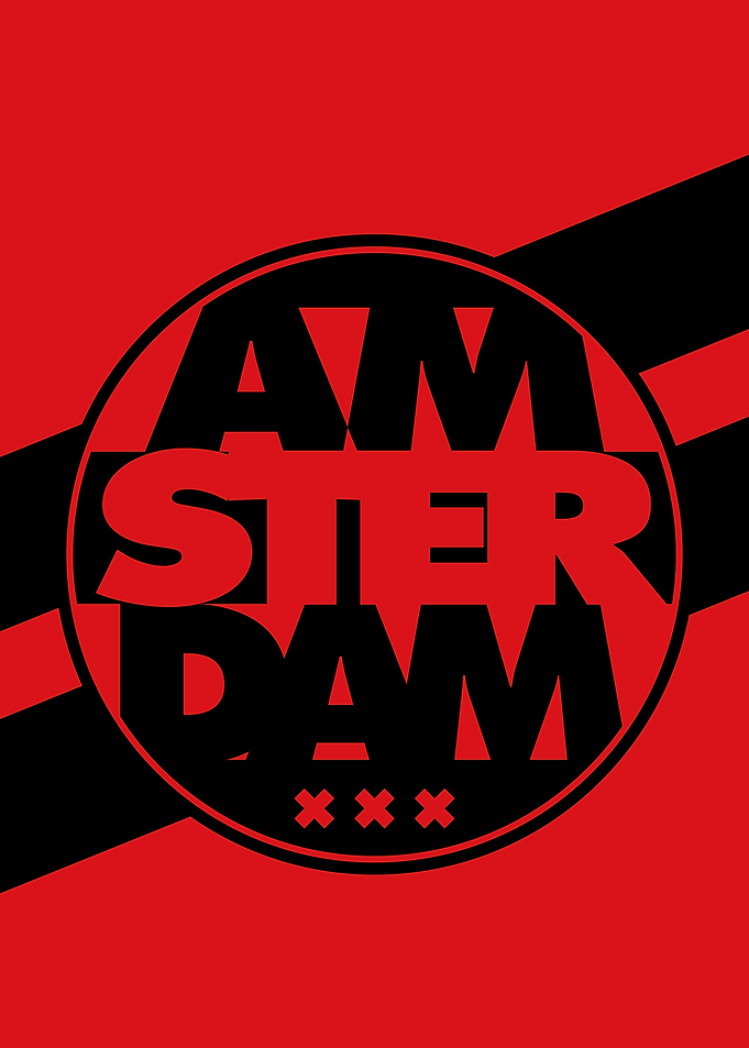 Amsterdam Typography Poster
