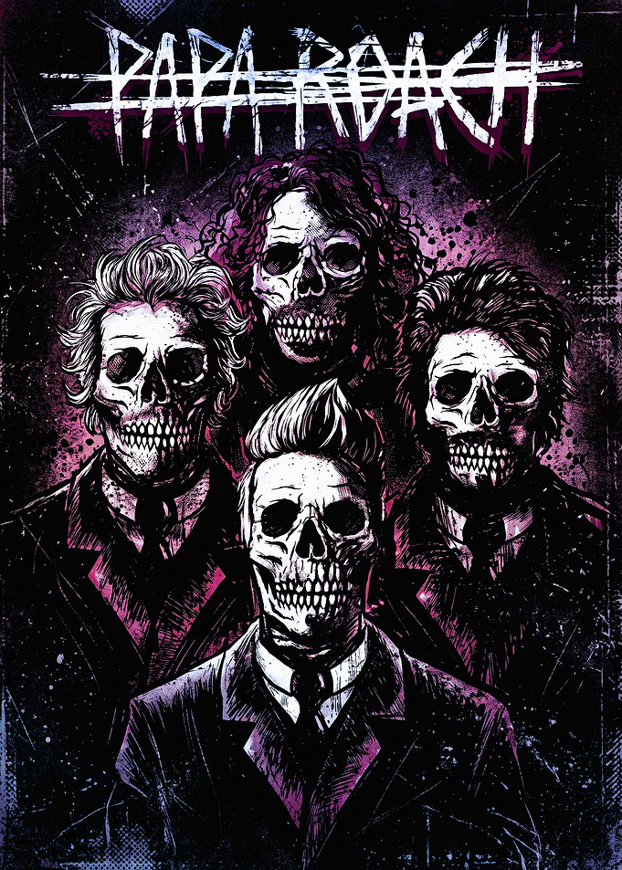 Papa Roach Band Poster