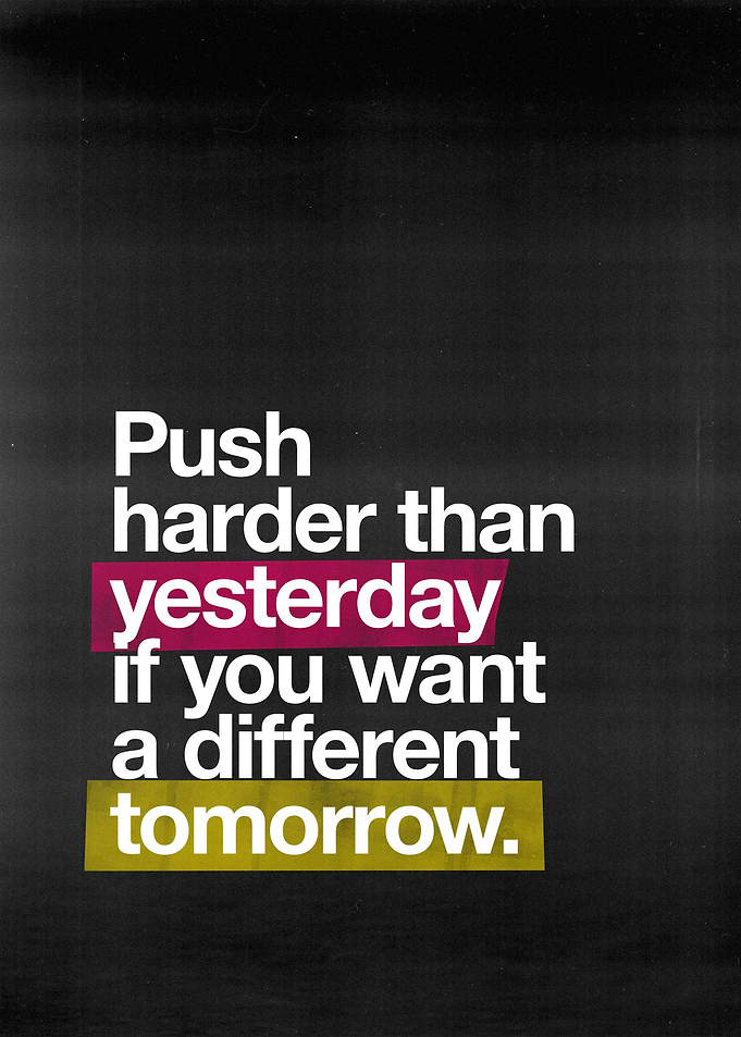 Inspirational Gym Quote Poster