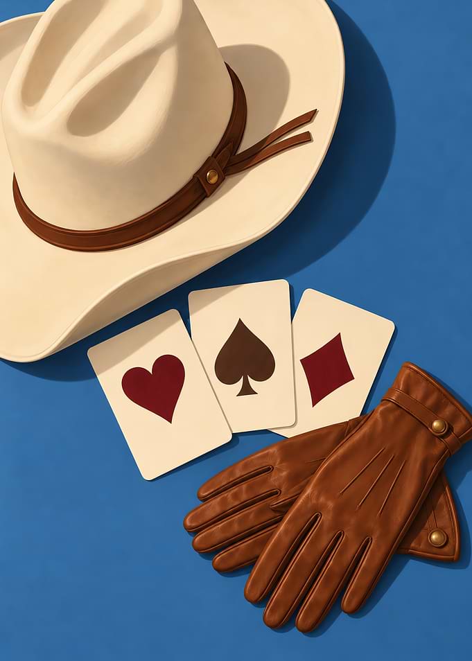 Western Cowboy Accessories and Playing Cards