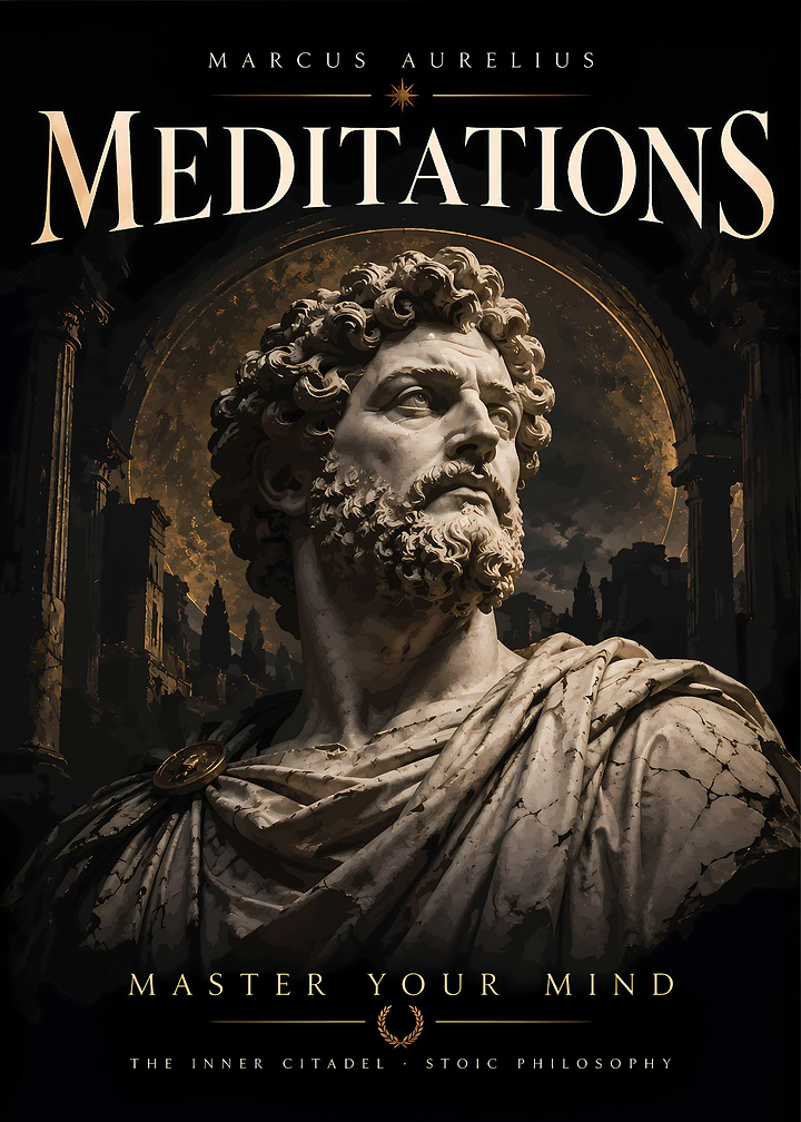 Marcus Aurelius Meditations Book Cover
