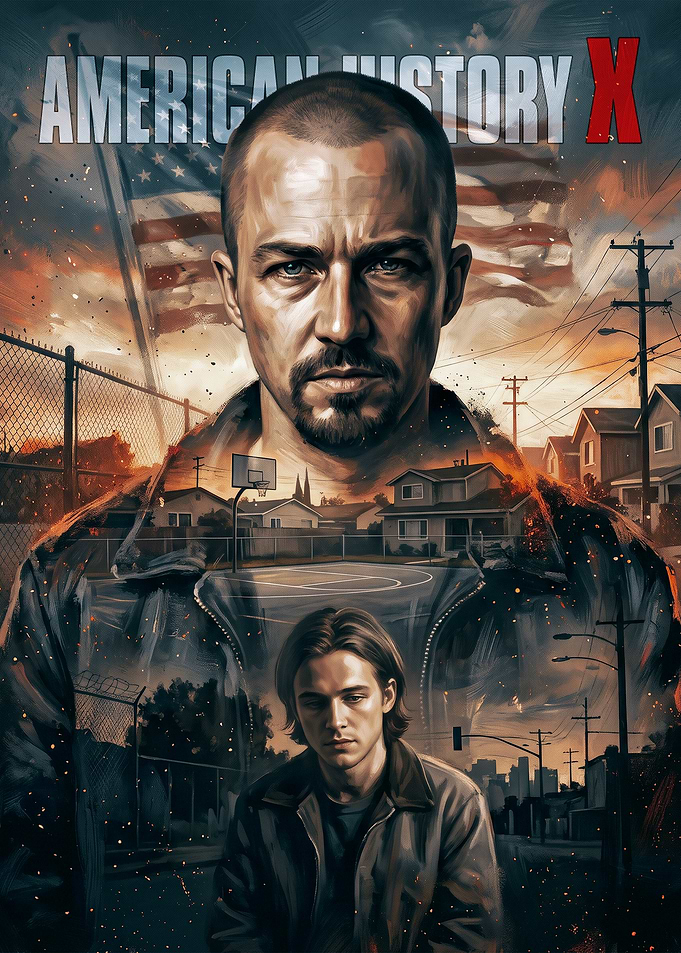American History X Movie Poster Art