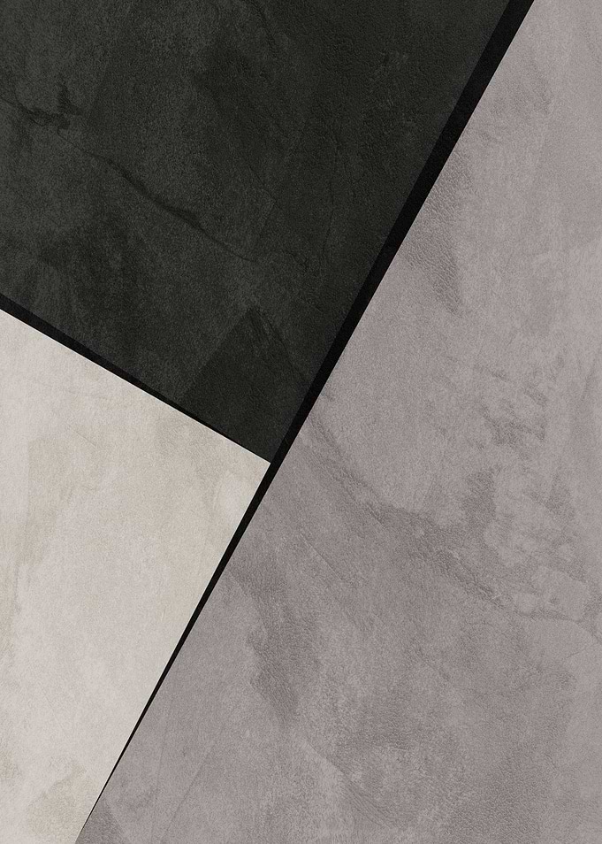 Minimalist Geometric Grey Abstract Art